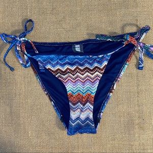 Sweet secret chevron sparkle swim bikini bottoms